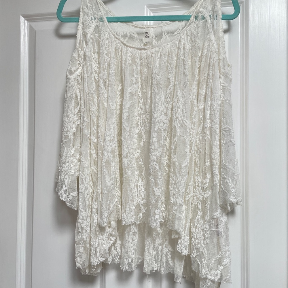 Free People Lace Top - size Small